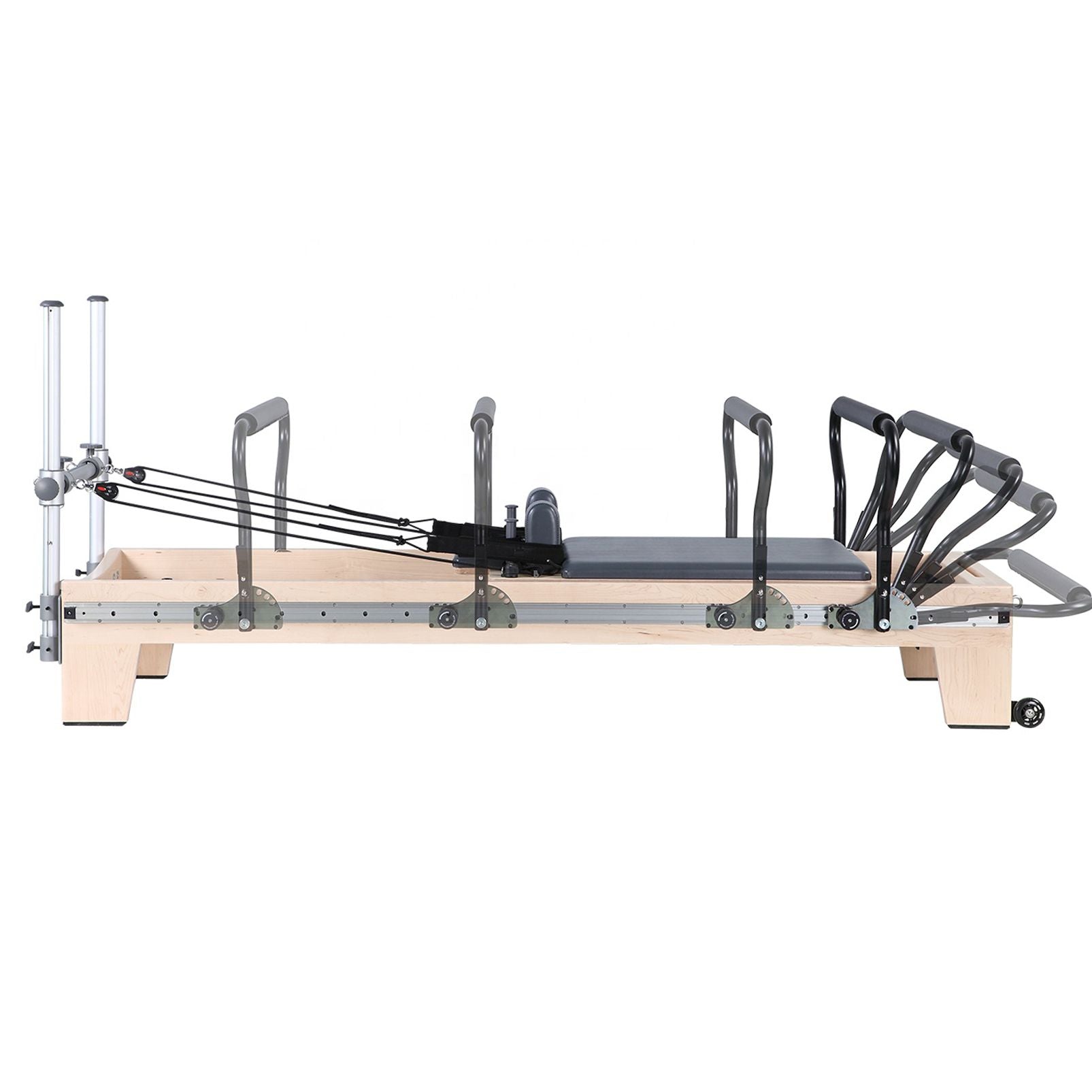 Reformer Pilates en bois à piste complète