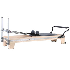 Reformer Pilates en bois à piste complète